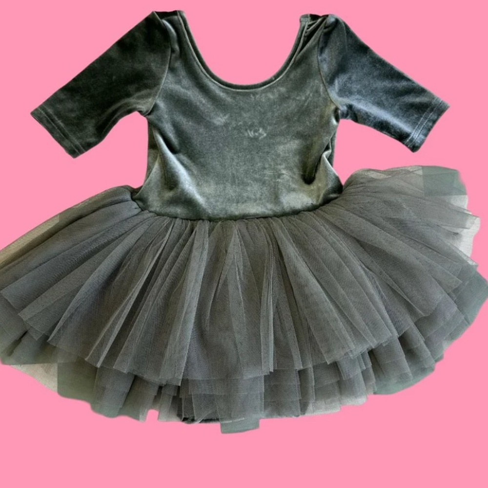 Green Tulle Dress for Kids